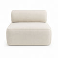 Loungesessel Creme 100 % Polyester rechteckig 90 x 90 x 70 cm